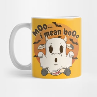 Spooky Halloween Cow Mug